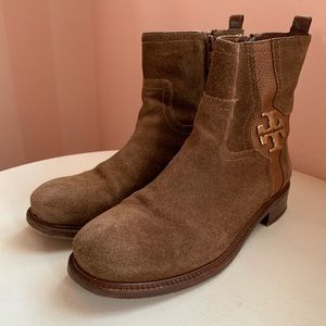 Tory Burch Brown Suede Boots
